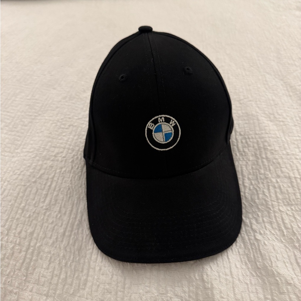 BMW LIFESTYLE Embroidered Adjustable Black Hat